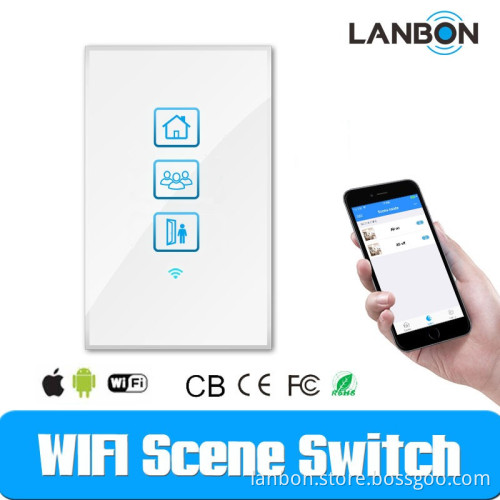 2016 smart touch switch wifi scene switch for home /office/ hotel